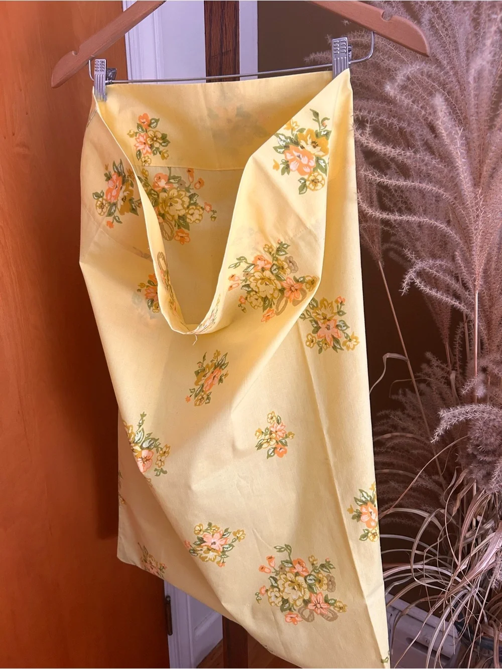 Vintage Floral Pillowcase